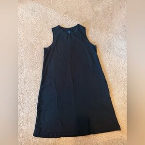 OLD  NAVY- Black Cotton Dress sleeveless with Pockets